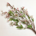 造花557　桜　白&ピンク3P 　葉多め　640H