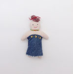 ぬいぐるみ325　女の子　ビーズネックレス　115Ｈ　￥400