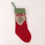 クリスマス319　靴下　ニットＮＯＥＬツリー　220Ｈ　￥500