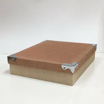 BOX 149 　クラフト角茶コーナーフレーム付き　L 　355×290×80H　￥500