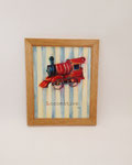 額　120　ストライプ　Locomotive 　285×345　￥1,000