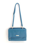 レディースバッグ145　ショルダー　濃青ダブルファスナ－　280×540　￥1,400