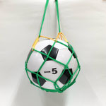 サッカーボール107　5号白&黒シンプル（ネット付き）¥800　