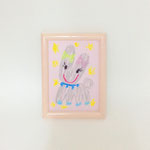 額　255　ピンクフレーム　155×205　¥700　＊オリジナルです＊