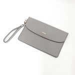 レディ―スバッグ127　クラッチ　グレーエッジ黒　￥1,200