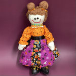ぬいぐるみ295 　 女の子　ハロウィン　450Ｈ　　￥2,500　＊オリジナルです＊