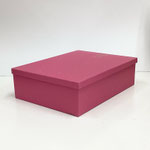 BOX150　クラフト角濃ピンク　250×335×95H　 ￥500