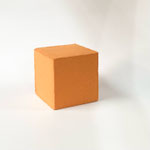 布小物189　キューブ　フエルトオレンジ　105×105×105　￥800　＊オリジナルです＊