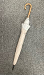 傘　148　ベージュ&グレー　持ち手ウッド　790H 　¥2,000　＊晴雨兼用＊