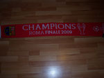 Bufanda Conmemorativa Final Champions League Roma 2009