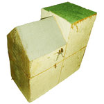 Haus aus altem Balken