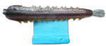 Stachelfisch, 34 x 13 cm, Holz