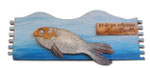 Heilbutt ,53 x 23 cm, Holz