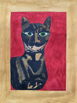 Moko of Melbourne. Mixed media on paper, 29,7 x 42cm, Melbourne, 2019.