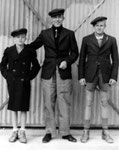 Jan, Evert & Sikke Nauta (Ataka, februari 1946)