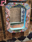 11. Espejo en Talavera Realzado RC-4032 - 11 de 40x32 cm (16"x15" in)