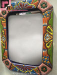 14. Espejo en Talavera Realzado RC-4032 - 14 de 40x32 cm (16"x15" in)