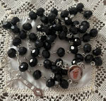 Rosario negro Amargura : 10 euros