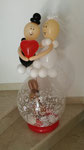 Geschenkballon Brautpaar und Pferd