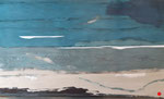Saisir le moment ( 90 x 55 cm) . marqueterie contemporaine . VENDU