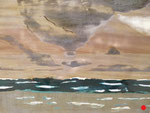 Ciel d'orage (80x60 cm) . marqueterie contemporaine . VENDU