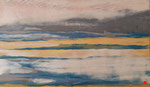 Héliotrope (80 x 47 cm) . marqueterie contemporaine . VENDU