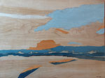 Apaisement ( 80 x 60 cm). marqueterie contemporaine , 1100€