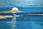 Enchantement ( 90 x 60 cm ) . marqueterie contemporaine , 1400€