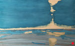 Comme une idée lumineuse ( 80 x 54 cm) . marqueterie contemporaine . VENDU