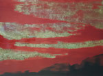 Prometteur (80x 60 cm) .  marqueterie contemporaine. 1100€