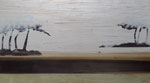 Panoramique 2 ( 90 x 50 cm). marqueterie contemporaine, 1200€