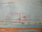 La traversée (80x 60 cm) . marqueterie contemporaine , 1100€