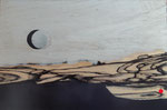 Lunaire (60 x 40 cm) . marqueterie contemporaine . VENDU