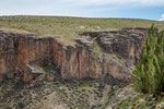 ...der Parkplatz auf der Nordseite des Canyons.