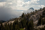 "Half Dome" above the clouds