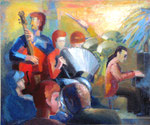 Jazz, 120 x 100 cm, Öl auf Leinwand