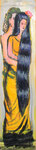 Liebespaar, 70 x 17 cm, Acryl auf präpariertem Karton