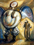 Mein Schutzengel, 75 x 100 cm, Öl auf Leinwand, / verkauft /