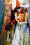 Karneval-2,  80 x 120 cm, Acryl auf Leinwand
