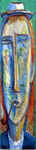 Matrose, 70 x 17 cm, Acryl, Öl auf präpariertem Karton