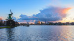 Rain showers approaching zaanse Schans