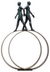A. CAÑERO. Deslizarse IV. 2007. Ed. 6. Bronze. 183 x 130 x 36cm.