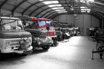 Feuerwehrautos im Technikmuseum Merseburg
