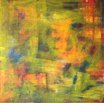 Farbquadrat; 100 x 100 cm; Acrylmalerei auf Keilrahmen (4 cm tief)