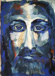 Titel: Jesus, Tempera auf Papier