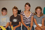 Matthias, Felix, Annalena und Lena