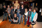 Les artistes présents lors du vernissage