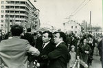 Первомайская демонстрация. 1970-е - начало 1980-х г.г. Вид со стороны ул. Чехова (М.Дмитровки)