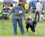Sabine mit Faye in Wiesental 2010