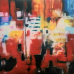 "Container3"  Öl auf Leinwand  90x90  2021  #21004